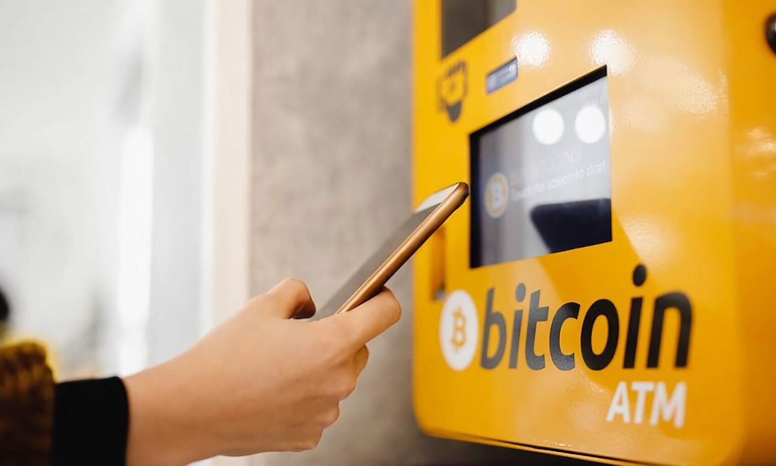 Caixa eletrônico Bitcoin ATM